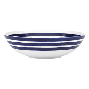 Lenox Charlotte Street Ceramic Pasta Bowl with Indigo Accents for Everyday Dining 844051