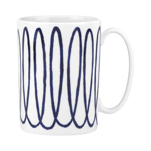 Lenox Charlotte Street West Porcelain Place Setting Blue Rim Dinnerware for Everyday Dining 844066