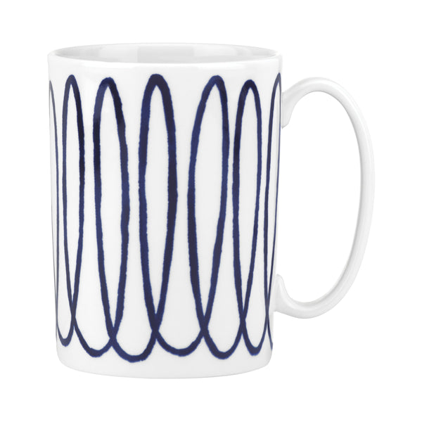 Lenox Charlotte Street West Porcelain Place Setting Blue Rim Dinnerware for Everyday Dining 844066