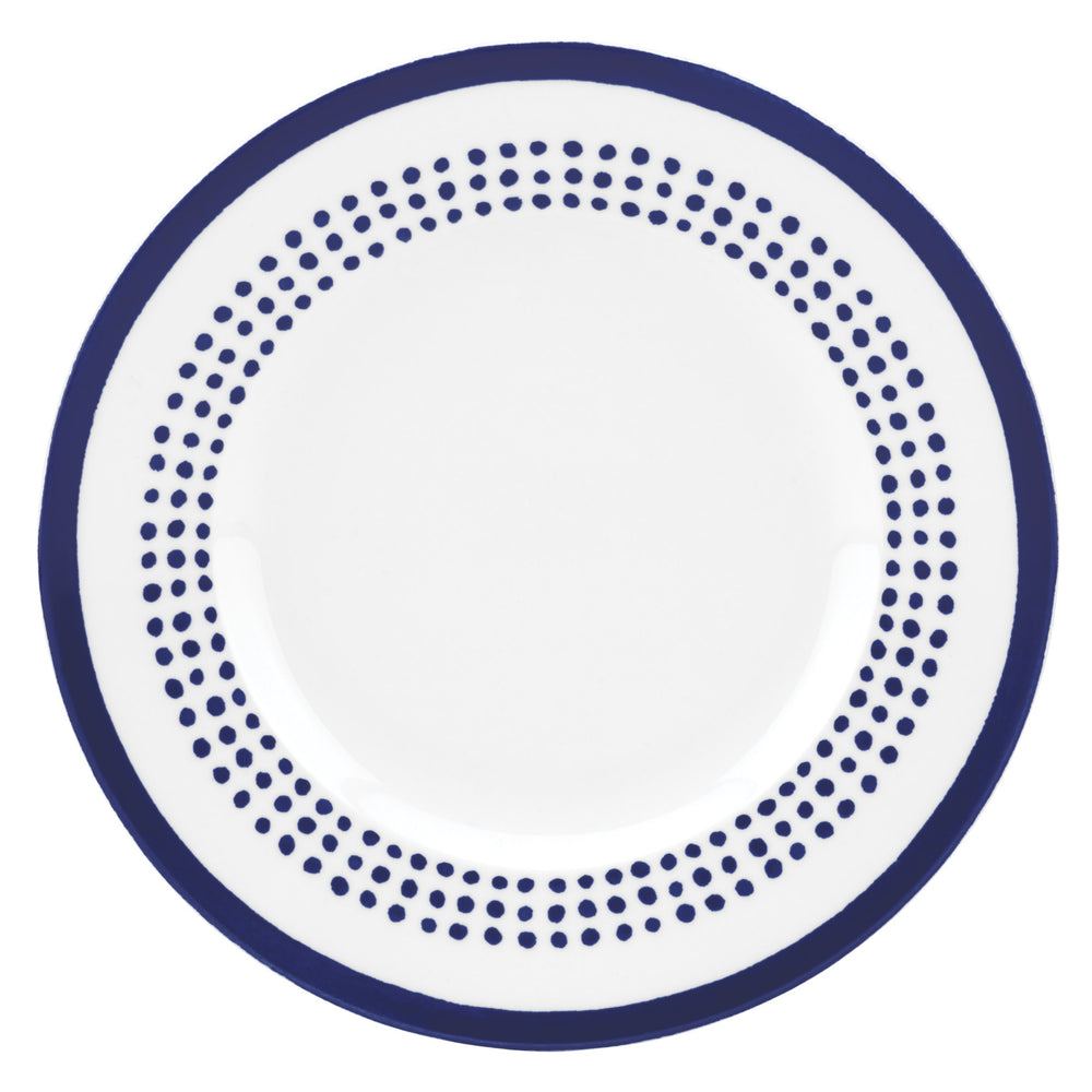 Lenox Charlotte Street East Kate Spade Porcelain Accent Plate with Blue Patterned Detail 844072