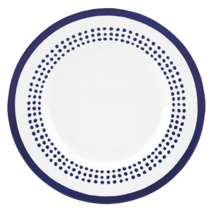 Lenox Charlotte Street East Kate Spade Porcelain Accent Plate with Blue Patterned Detail 844072