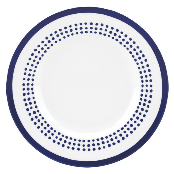 Lenox Charlotte Street East Kate Spade Porcelain Accent Plate with Blue Patterned Detail 844072