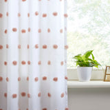 Intelligent Design Sophie Casual Pom Pom Embellished Curtain Panel ID40-2018 Blush