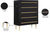 Marisol Black Chest 844Black-CH Meridian Furniture