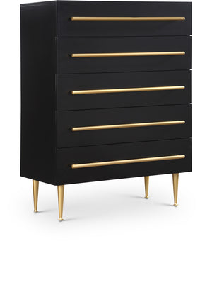 Marisol Black Chest 844Black-CH Meridian Furniture