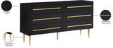 Marisol Black Dresser 844Black-D Meridian Furniture