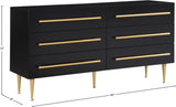 Marisol Black Dresser 844Black-D Meridian Furniture