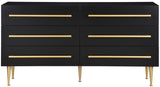 Marisol Black Dresser 844Black-D Meridian Furniture