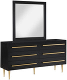 Marisol Black Dresser 844Black-D Meridian Furniture