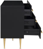 Marisol Black Dresser 844Black-D Meridian Furniture