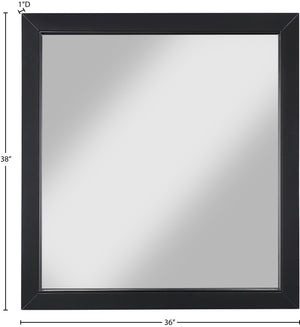 Marisol Black Mirror 844Black-M Meridian Furniture