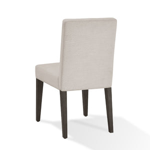 English Elm Mod Parson Dining Chairs Set of 2 Linen Blend Upholstered Rubberwood Contemporary B056P416812
