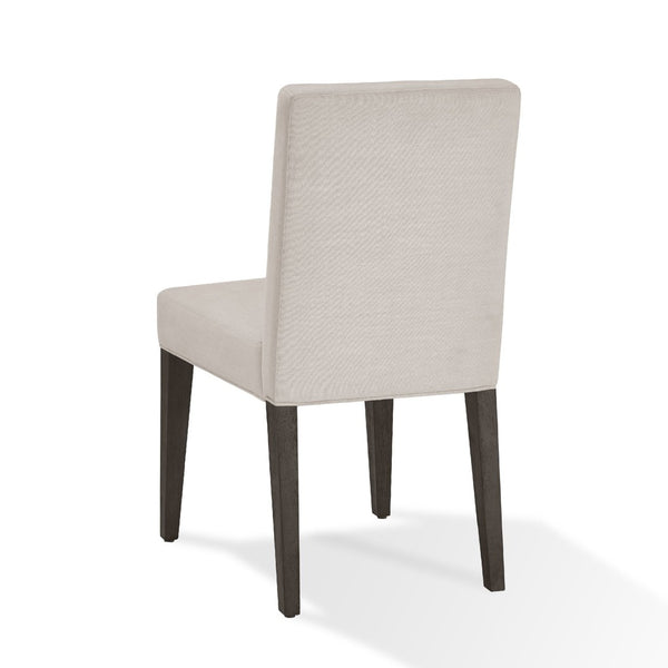 English Elm Mod Parson Dining Chairs Set of 2 Linen Blend Upholstered Rubberwood Contemporary B056P416812