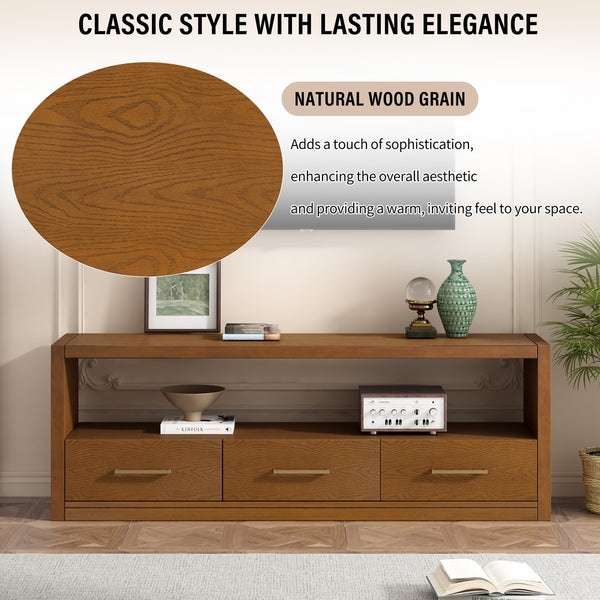 English Elm Christopher Knight Home® - Mirod Elegant Tv Stand With Modern Minimalism, Three Drawers For Storage, Versatile Console Design N760P251944D