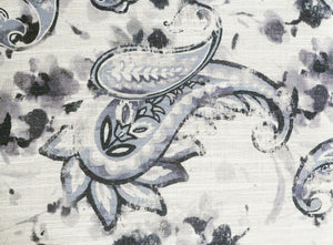 OSP Home Furnishings Monarch Dining Chair Paisley Charcoal