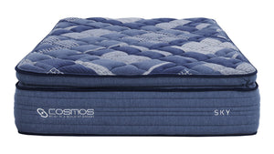 English Elm Sky 14 Inch King Hybrid Mattress Graphite Memory Foam Gel Comfort Pocketed Coil Support B342P315724