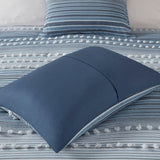 Urban Habitat Calum Modern/Contemporary Cotton Jacquard Duvet Cover Set UH12-2351 Navy