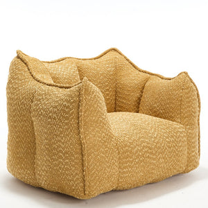 English Elm Sofa plush beanbag chair with superfiber cover and resilient foam filling for ultimate home comfort and relaxation Yellow W1996P252269
