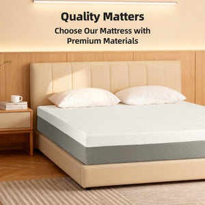 English Elm 14-inch King Foam Mattress with Cooling Gel and Seven Zone Ergonomic Support W5081P423739