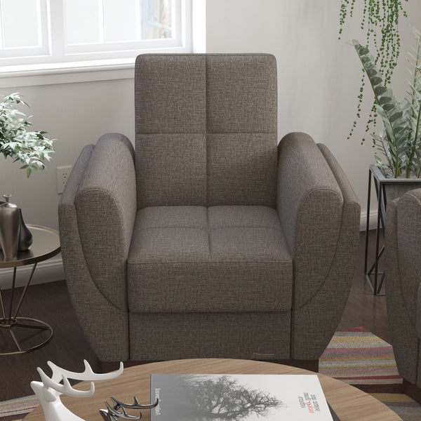 English Elm Primenest Skyhaven Convertible Armchair With Storage - Stylish, Space-Saving Sleeper For Small Areas B030P286173-GIGA