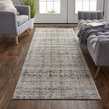 Feizy Rugs Kaia Luxurious Transitional Area Rug - Durable, Fade-resistant Soft Touch Design For High Traffic Homes Tan,Ivory,Blue Polypropylene,Viscose,Polyester Kai39glfgry000i3e