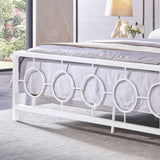 Christopher Knight Home® - Noble House - Francoise Modern Iron King Bed Frame