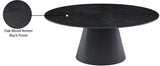 Gavin Black Dining Table 848-T Meridian Furniture