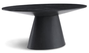 Gavin Black Dining Table 848-T Meridian Furniture