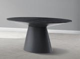 Gavin Black Dining Table 848-T Meridian Furniture