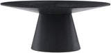 Gavin Black Dining Table 848-T Meridian Furniture