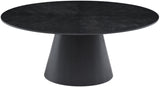 Gavin Black Dining Table 848-T Meridian Furniture