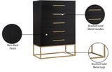 Maxine Black Chest 848Black-CH Meridian Furniture