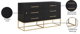 Maxine Black Dresser 848Black-D Meridian Furniture