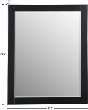 Maxine Black Mirror 848Black-M Meridian Furniture