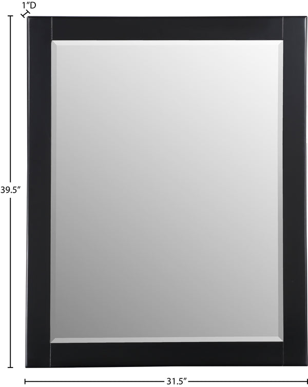 Maxine Black Mirror 848Black-M Meridian Furniture