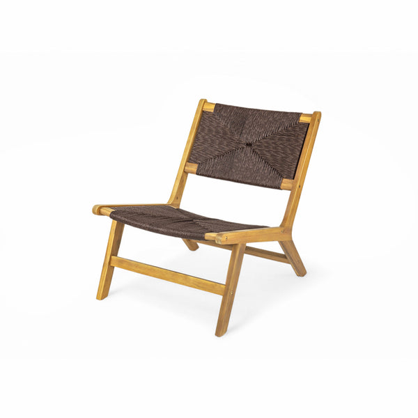 English Elm Christopher Knight Home® - Acacia Wood Outdoor Armless Lounge Chair Set Of 2 - Weather-Resistant, Stylish, And Durable Design N772P265277T
