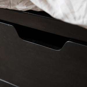 English Elm Mid-century Modern Eastern King Storage Bed Upholstered Headboard with Led Reading Lights B2741S00794