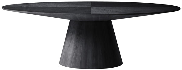 Gavin Black Dining Table 849-T Meridian Furniture