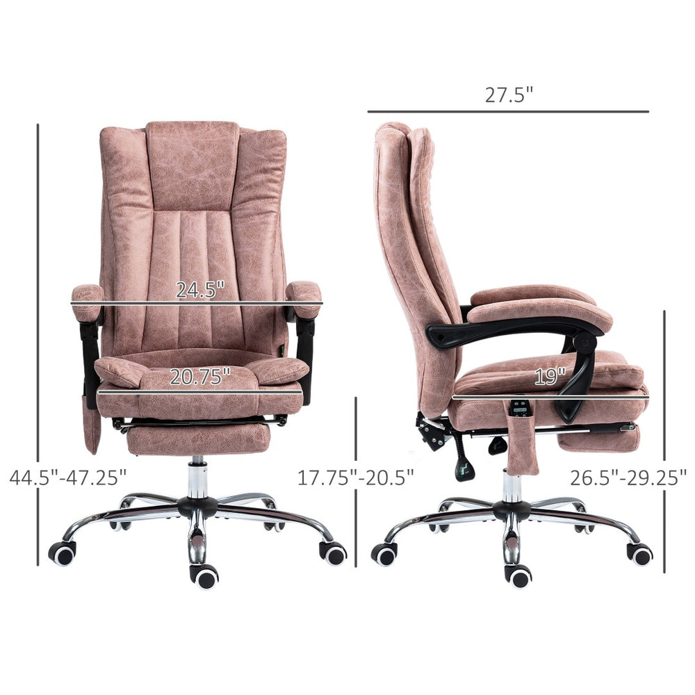 English Elm Office Chair Retro Low Back Microfiber Seating with Tilt and Pneumatic Height Adjust T3971P407994