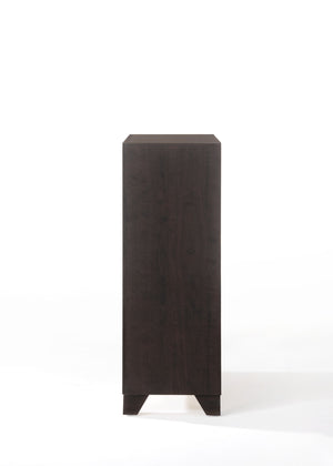 English Elm Madison Sleek Espresso Finish Dresser with Modern Minimalist Frame, Wooden Legs and Smooth Drawers Espresso 51 L x 20 W x 34 H B2726P257347