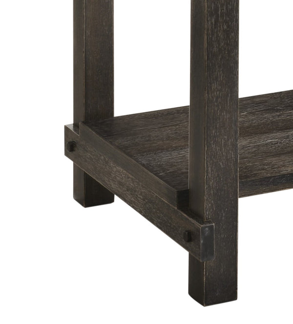 English Elm Contemporary Sleek Rectangular Dining Table 71"W x 36"D x 30"H — Modern Sturdy Wood Centerpiece Gray,Tan 33.5 L x 63.5 W x 7 H B2741P336521