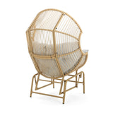 Christopher Knight Home® - Noble House - Palos Outdoor Wicker Glider Chair - Light Brown