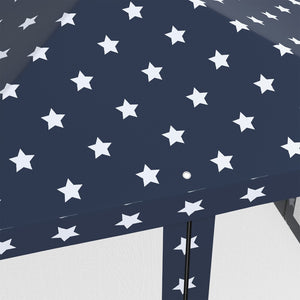 English Elm Outsunny 10' X 10' Instant Pop-Up Canopy Tent With Bug Netting, Adjustable Height, Carry Bag Included W2225P174277-GIGA