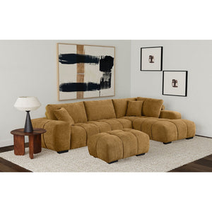 English Elm Florence Amber Tufted L-shaped Sectional with Pocket Coil Seating for Living Rooms B062S01440