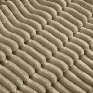 English Elm Slipcovered Modular Deep Seat Sofa - Cozy Corduroy Couch With French Edges & Washable Covers, Camel W3041S00068-GIGA