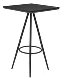 Tinos Bar Table Black 110051 Zuo Modern