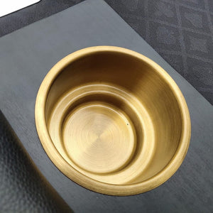 English Elm Ino Design Oval Poker Table with Waterproof Felt Cup Holders and Locking Steel Drop Box W2748S00001