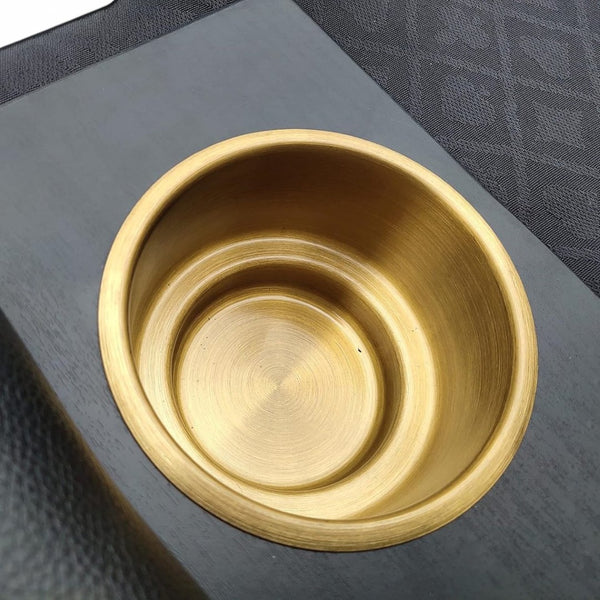 English Elm Ino Design Oval Poker Table with Waterproof Felt Cup Holders and Locking Steel Drop Box W2748S00001