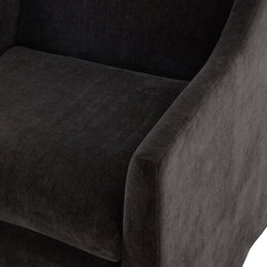 English Elm Luisa Swivel Accent Chair Skirted Tailored Silhouette for Formal Living Rooms Mink B050P451388
