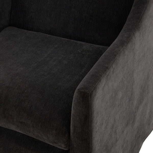 English Elm Luisa Swivel Accent Chair Skirted Tailored Silhouette for Formal Living Rooms Mink B050P451388